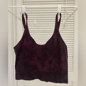Lululemon Align Tank- Maroon Tye Dye